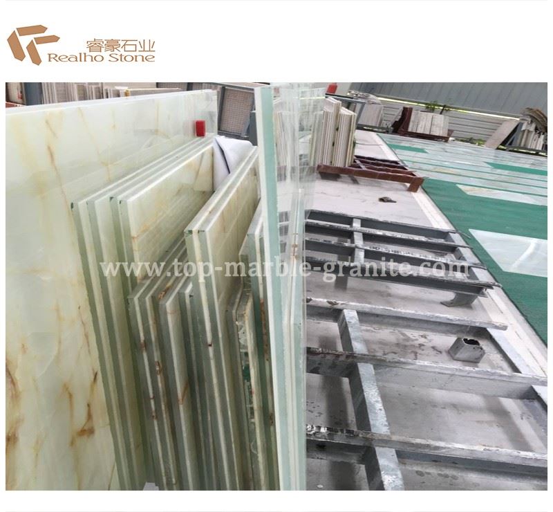 backlit onyx slabs