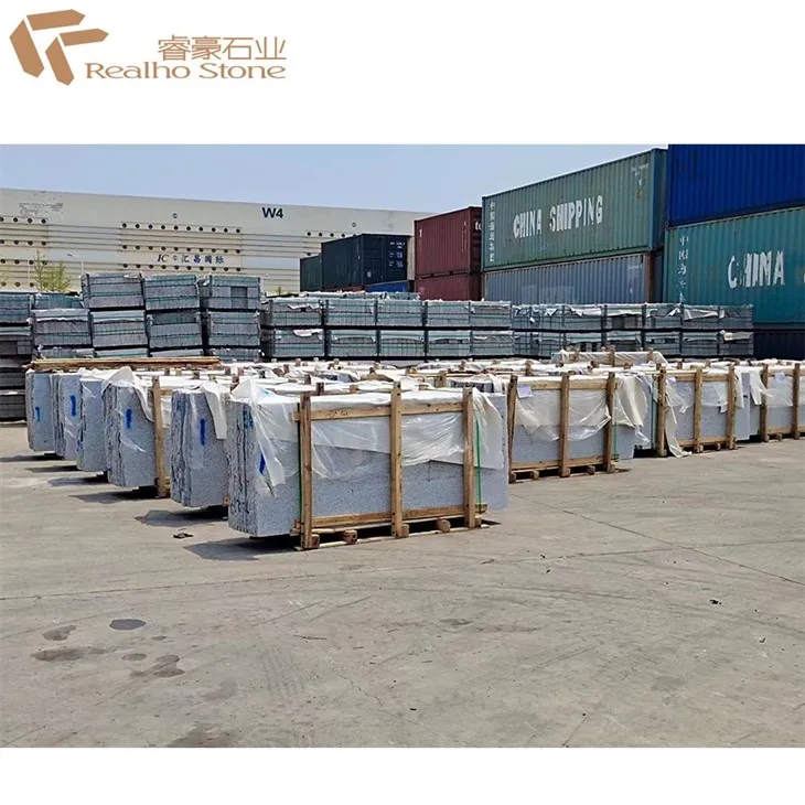 white granite slabs