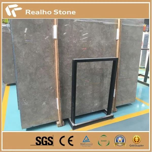Polished Sunny Solar Grey Color Marble Slabs