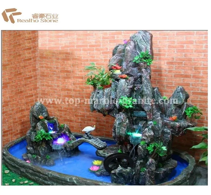 artificial stone small water fountain