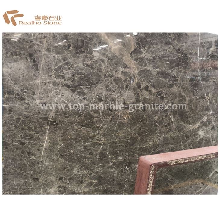 marble subway tile with grey grout