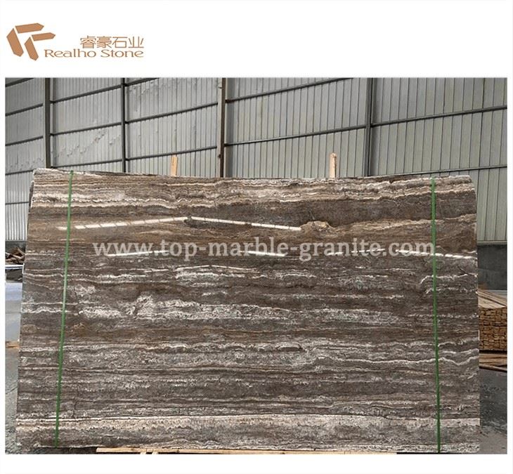 Persian Silver Travertine Slab Polished